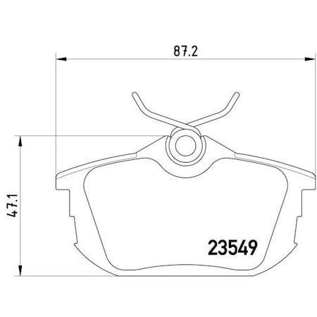 Pagid Brakes Disc Brake Pad, 355018271 355018271